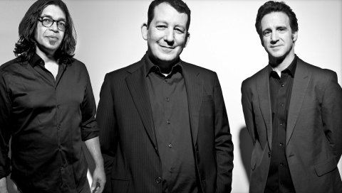 Смех jeff lorber, костюмы, группа, улыбка, очки