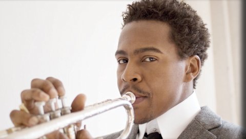 Roy hargrove, труба, взгляд, куртка, дневной свет