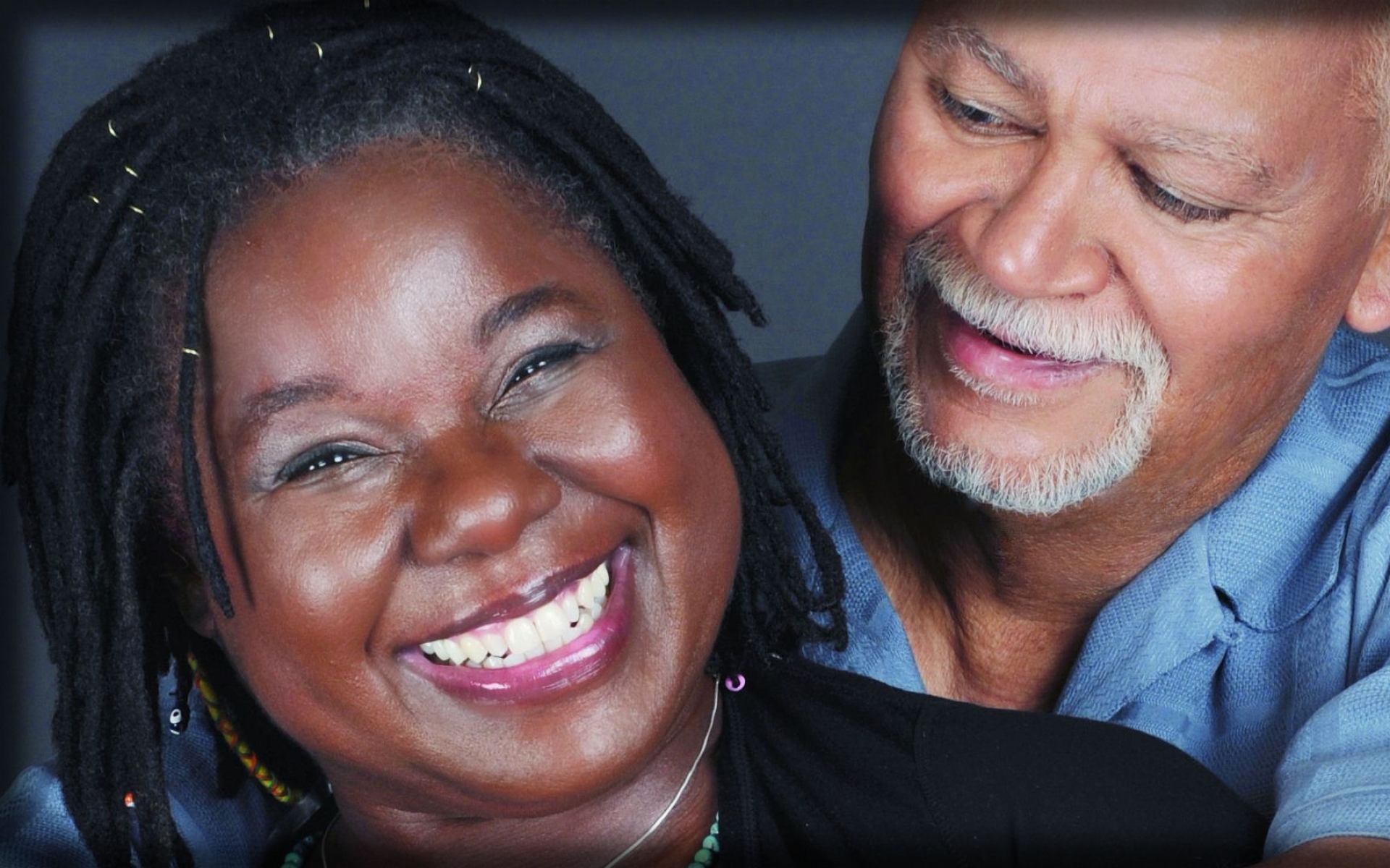 Картинки Randy crawford, joe образец, улыбка, борода, лица фото и обои на рабочий стол