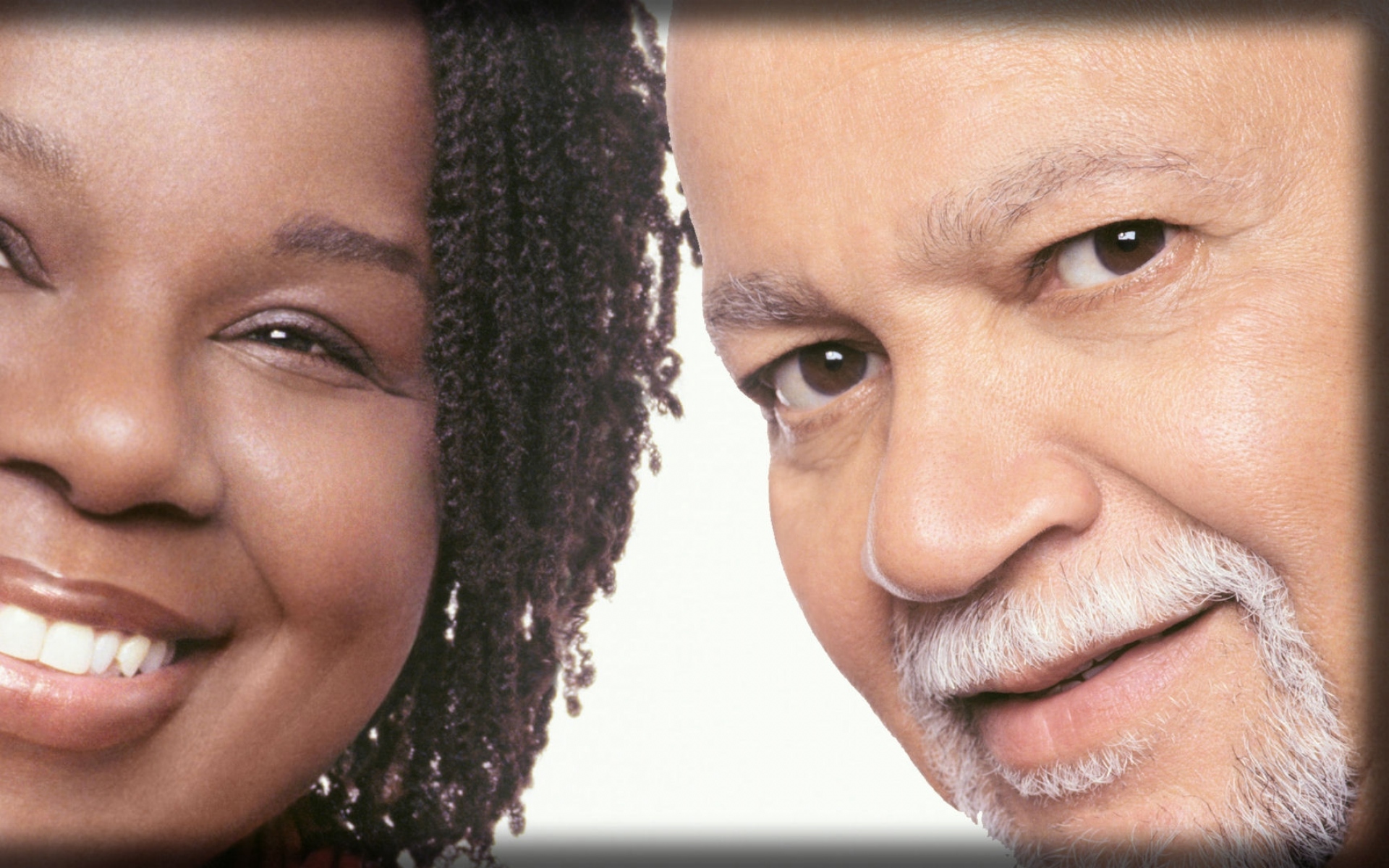 Картинки Randy crawford, joe образец, улыбка, борода, взгляд фото и обои на рабочий стол