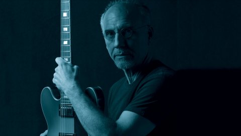 Larry carlton, гитара, очки, футболка, седой