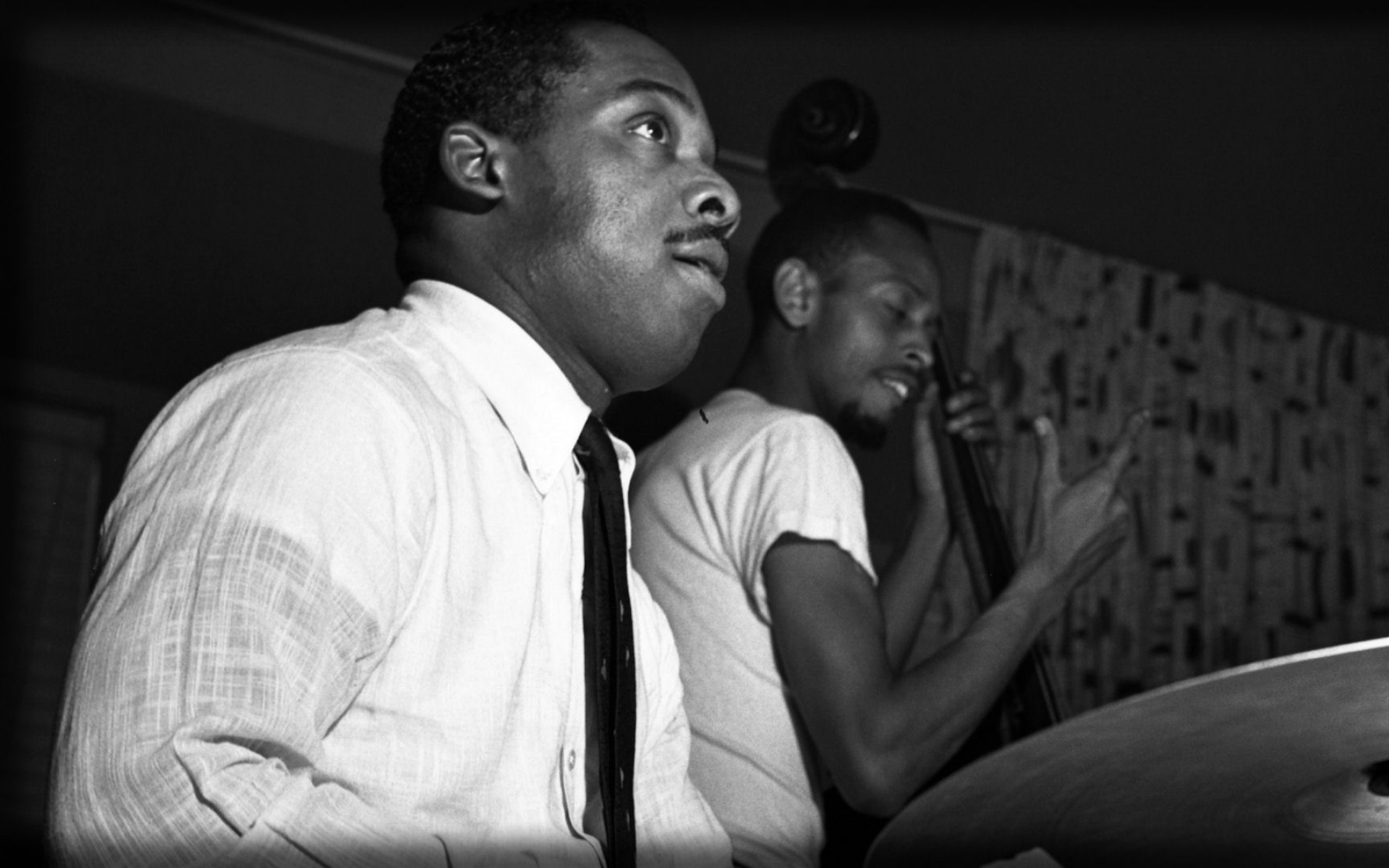 Картинки Kenny clarke, percy heath, галстук, лицо, группа фото и обои на рабочий стол