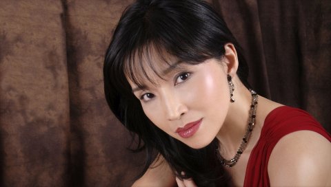 Keiko matsui, девушка, платье, jewerly, брюнетка