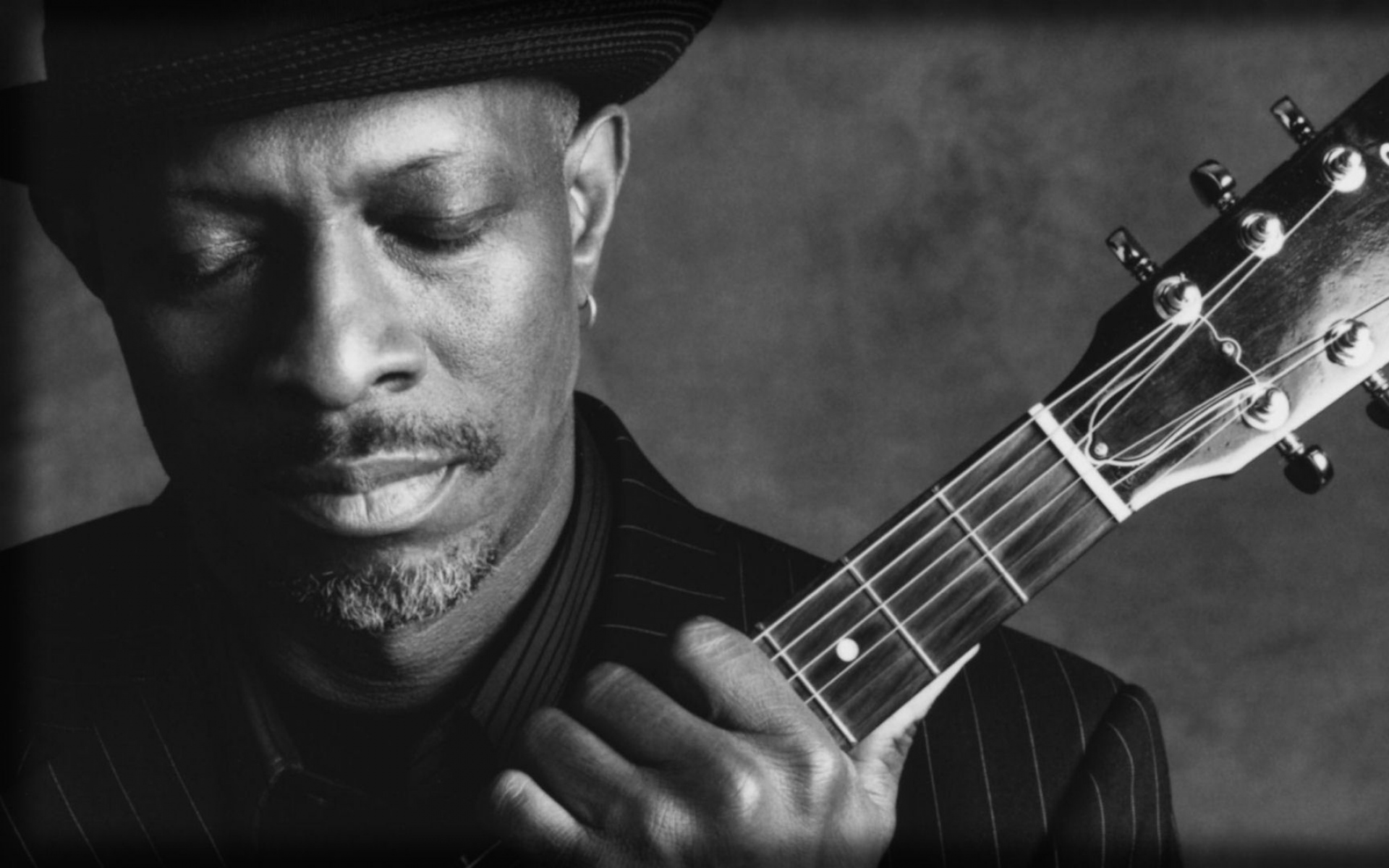 Картинки Keb mo, гитара, шляпа, куртка, лицо фото и обои на рабочий стол