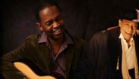 Earl klugh, улыбка, куртка, шляпа, свет