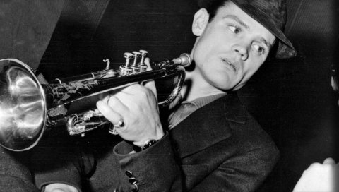 Chet baker, труба, куртка, шляпа, кольцо