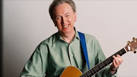 Al stewart, улыбка, гитара, рубашка, свет