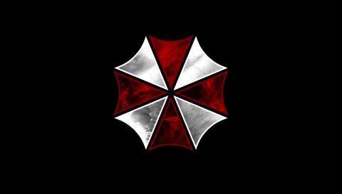 Знак, символ, красный, белый, темный