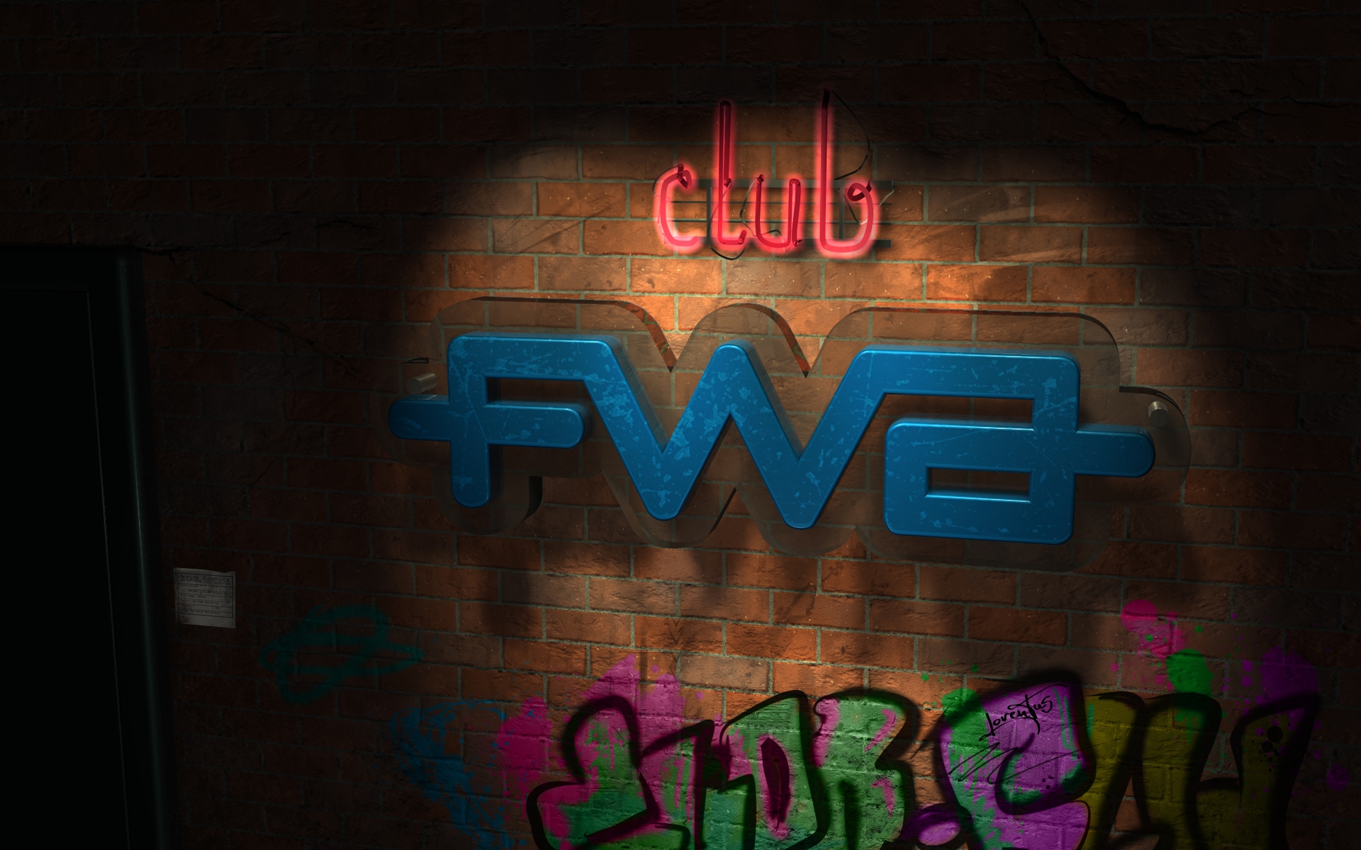Картинки Fwa, клуб, черный, цвет, знак, граффити фото и обои на рабочий стол