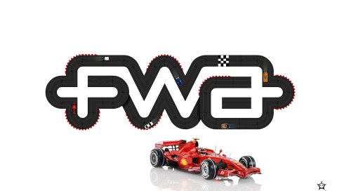 Fwa, авто, белый, черный, красный