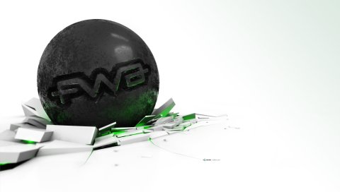 Fwa, рисунок, черный, белый, приземлившийся