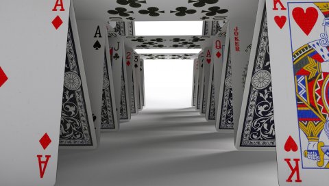 Карты, белые, цветные, встроенные