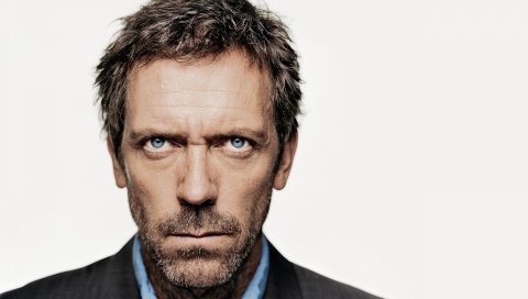 Hugh laurie, голубоглазый, мужчина, борода, смокинг