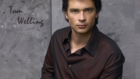 Tom welling, рубашка, мужчина, серьезно, знаменитость