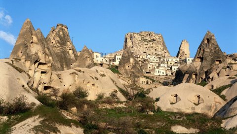 Каньоны, пещеры, азия, сооружения