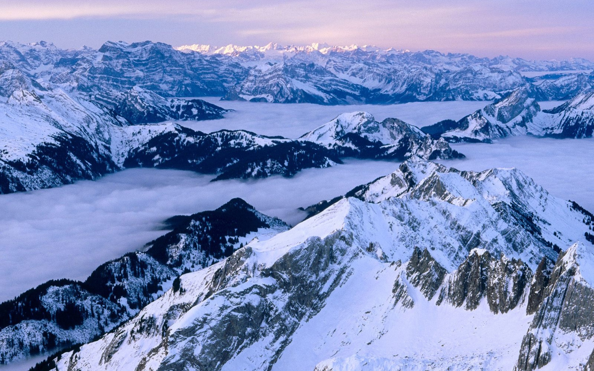 Горные вершины Швейцарии