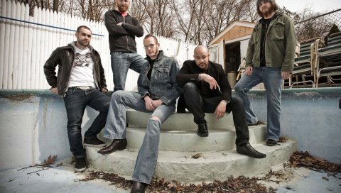Killswitch заниматься, листья, деревья, открытый, лестницы