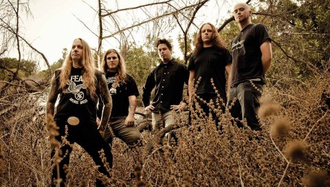 Devildriver, поле, небо, на улице, тату
