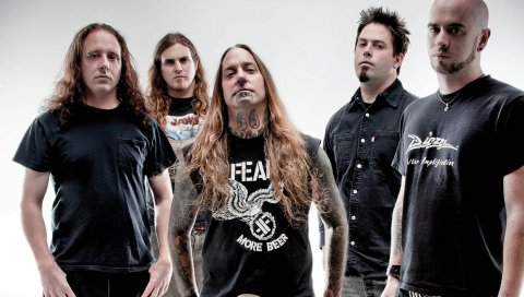Devildriver, татуировка, стрижка, лысый, щетина