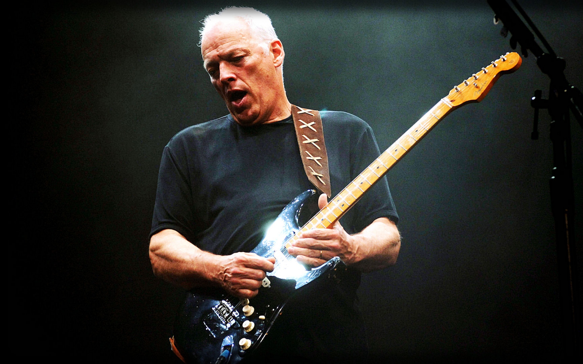 David Gilmour, Гитара, Игра, Старый, Седой Обои На Рабочий Стол.