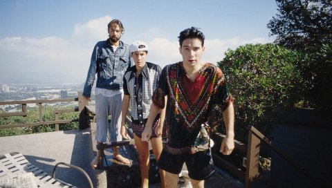 Beastie boys, небо, город, солнечный свет, облака