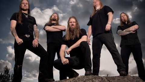 Amon amarth, небо, облака, тату, волосы