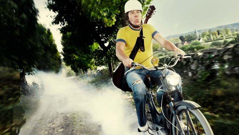 Bjorn rosenstrom, дорога, велосипед, гитара, шлем