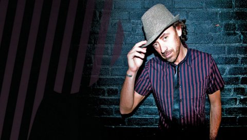 Benny benassi, стена, шляпа, рука, щетина