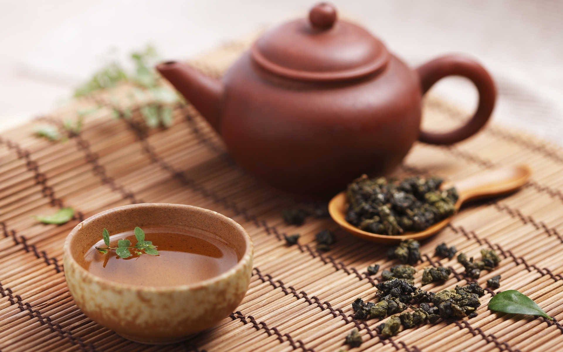 Картинки Чай, чайник, листья, прозрачный фото и обои на рабочий стол