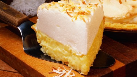 Пирог, кусок, сладкий, десерт, бритье