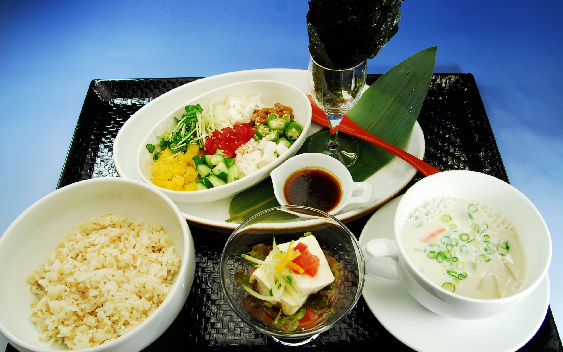 Картинки Японская кухня, рис, суп, десерт фото и обои на рабочий стол