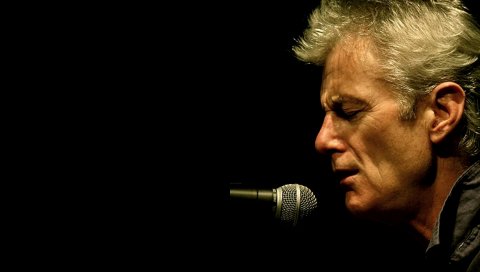 Peter hammill, микрофон, лицо, шоу, свет