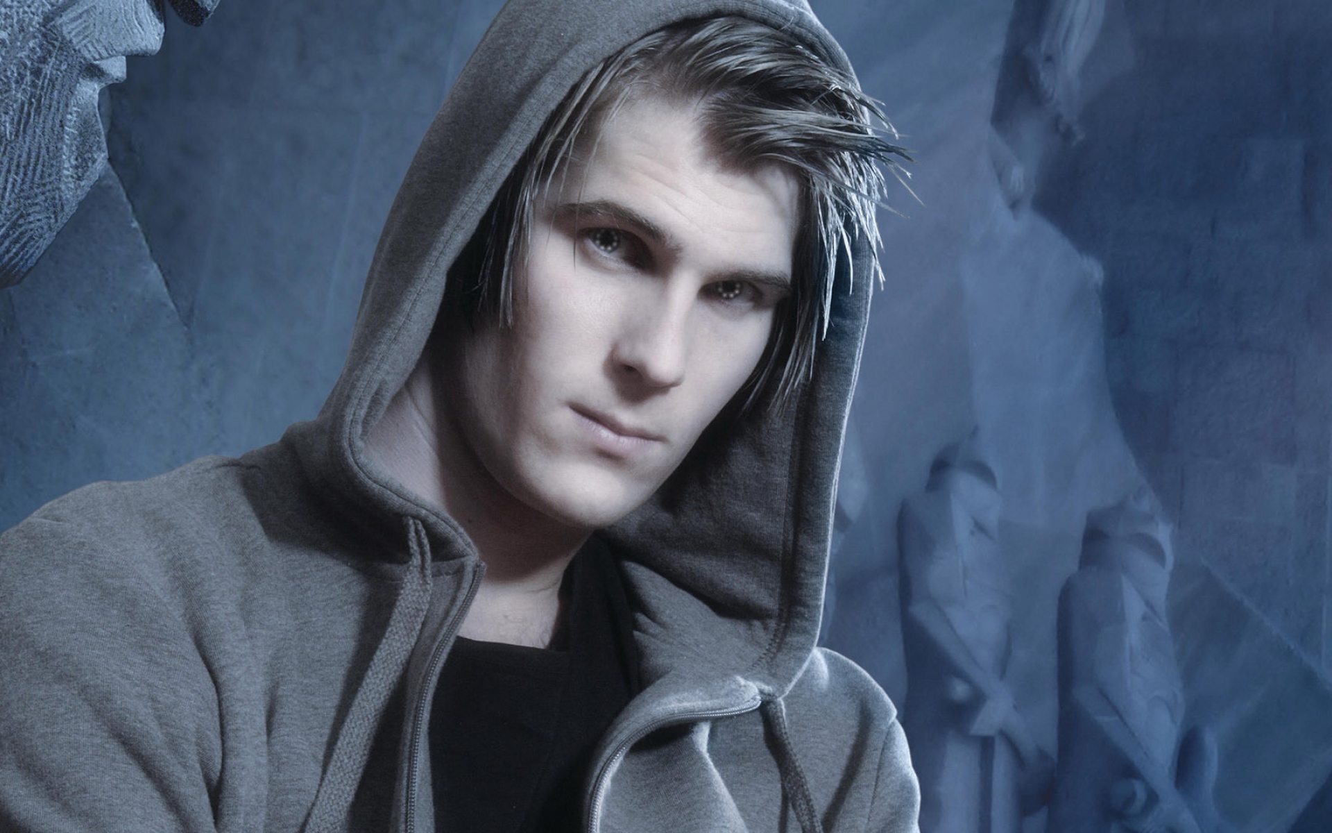 Картинки Basshunter, лицо, глаза, стрижка, халат фото и обои на рабочий стол