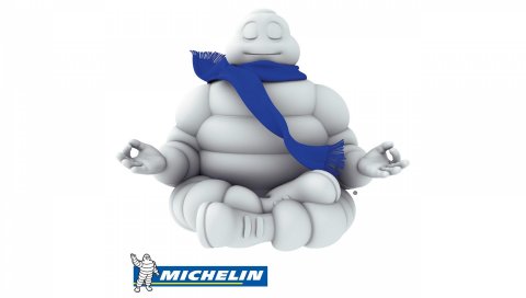 Michelin, человек, логотип, положение лотоса