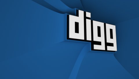 Digg, логотип, социальный, новости