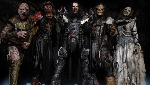 Lordi, костюмы, изображение, крик, тьма