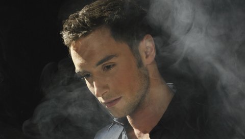Mans zelmerlow, мужчина, рубашка, дым, свет