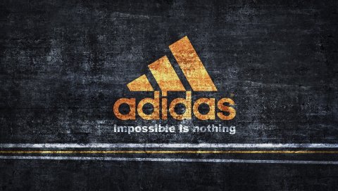 Adidas, логотип, спорт