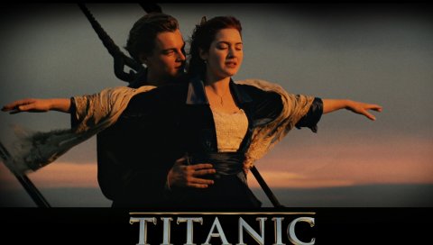 Титаник, любовь, знаменитая поза, любовники, романтика
