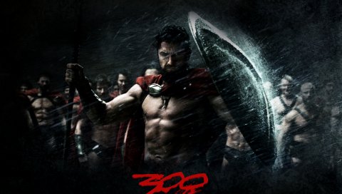 300, воин, spratan, лидер, армия, щит