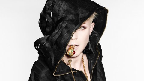 Robyn, девушка, драгоценный камень, капот, глаз
