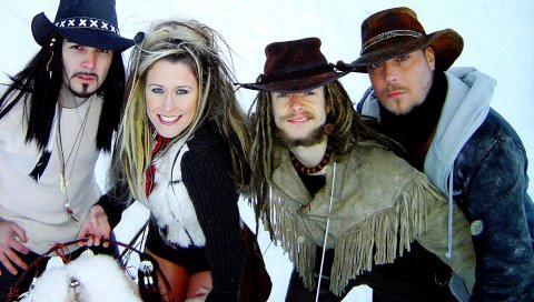 Rednex, одежда, улыбка, шляпы, блондинка