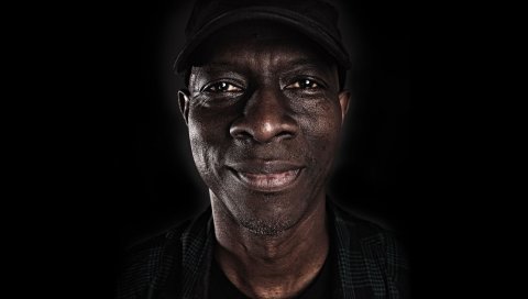 Keb mo, лицо, взгляд, кепка, рубашка