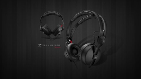 Наушники, sennheiser, hd 25-1 ll, мембраны, черный