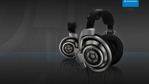 Наушники, sennheiser, hd800, мембраны, фон