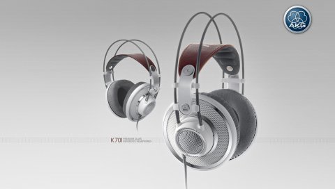 Наушники, akg, k701, белые, мембраны