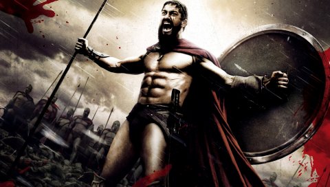 300, спартанец, воин, ярость, сильный, герард дворецкий, король, леонида