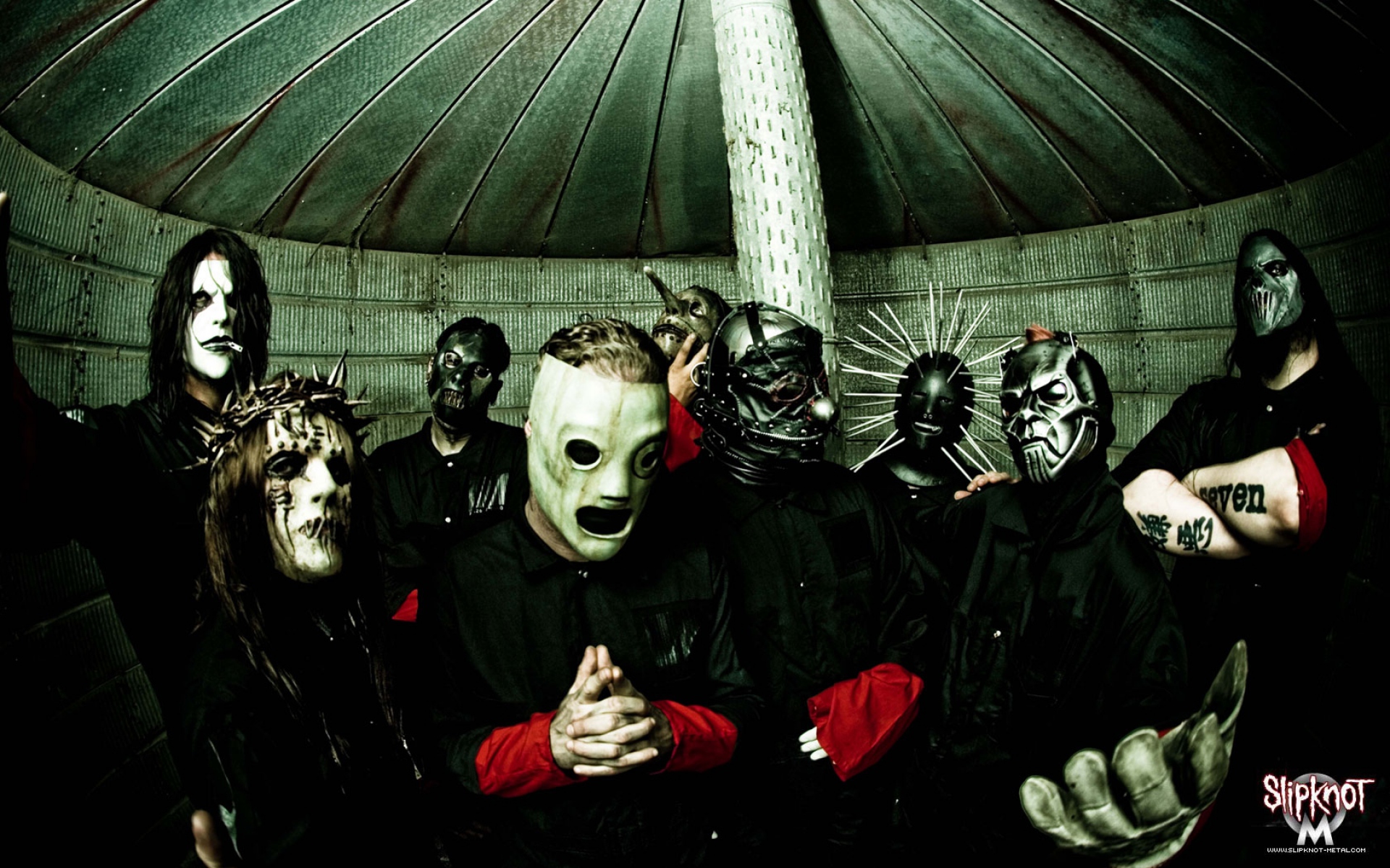 Картинки Slipknot, группа, участники, изображение, комната фото и обои на рабочий стол