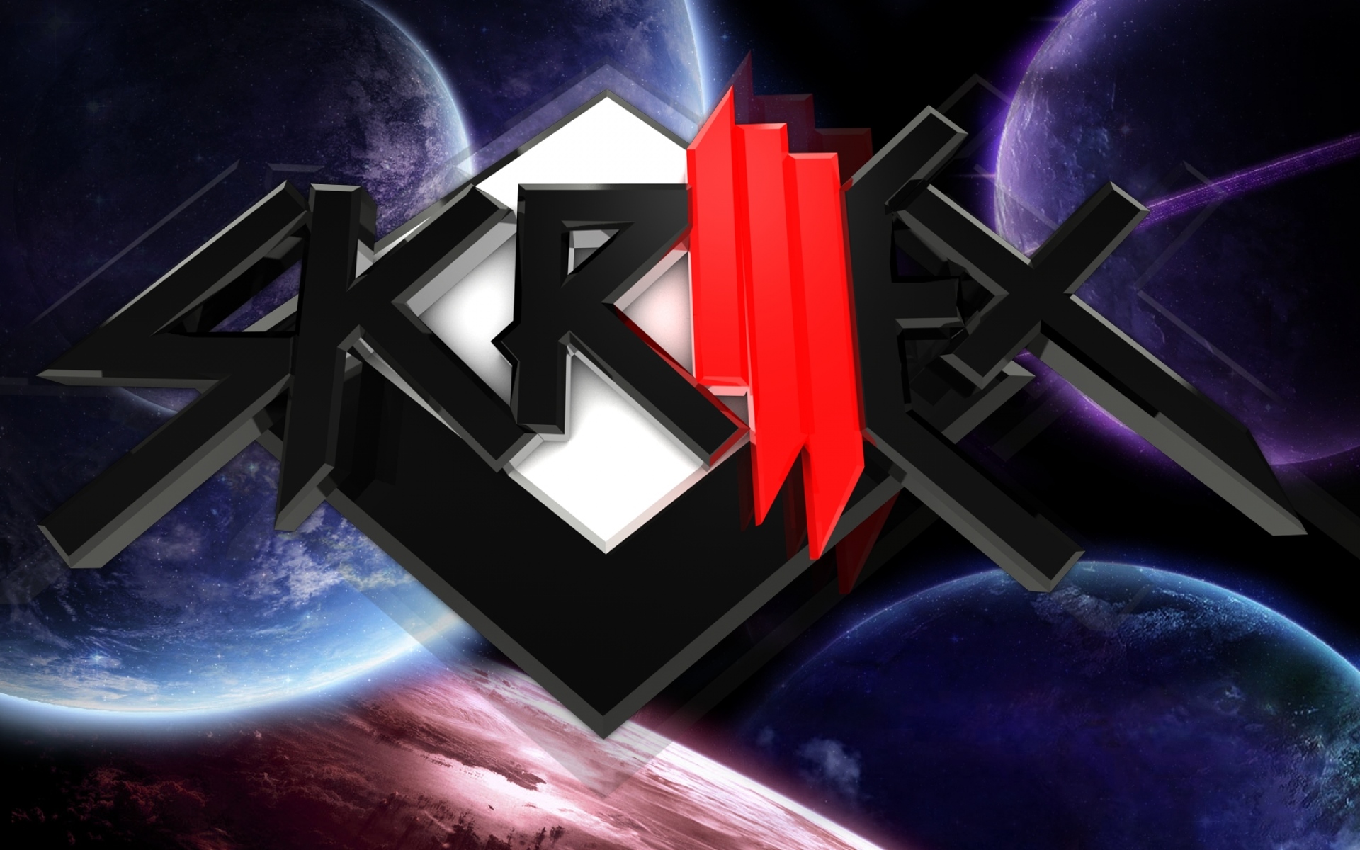 Картинки Skrillex, имя, пространство, планеты, символ фото и обои на рабочий стол