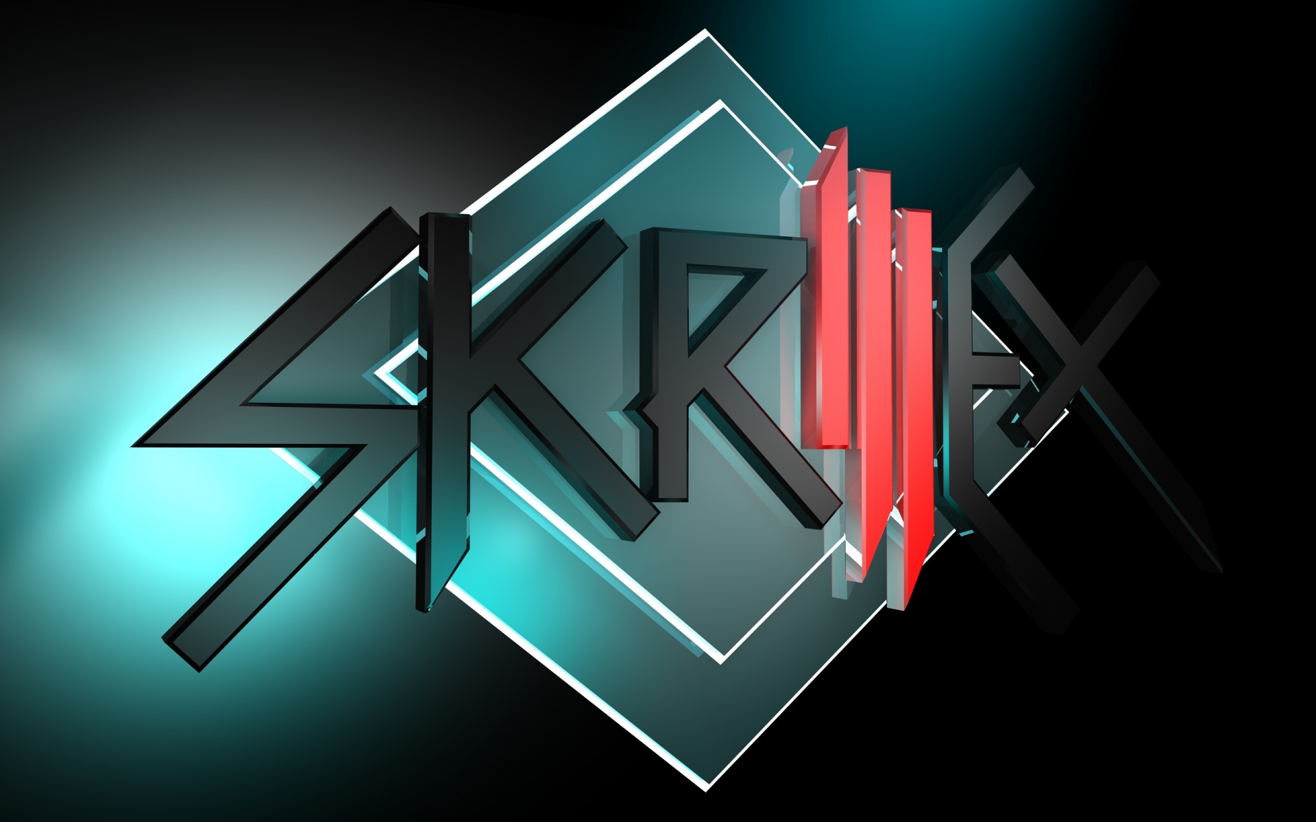 Картинки Skrillex, имя, символ, графика, свет фото и обои на рабочий стол